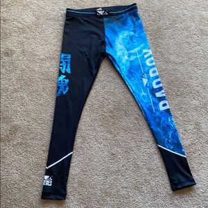 Bad boy compression pants jiujitsu MMA size Small